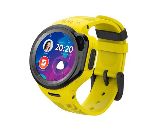Смарт-часы Elari KidPhone 4G Round Yellow (KP-4GRD-Y)