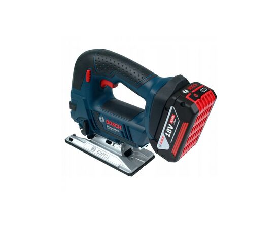 Електролобзик Bosch GST 18 V-LI B, акум., 18В, 4.0Ah (0.615.990.M43), зображення 4
