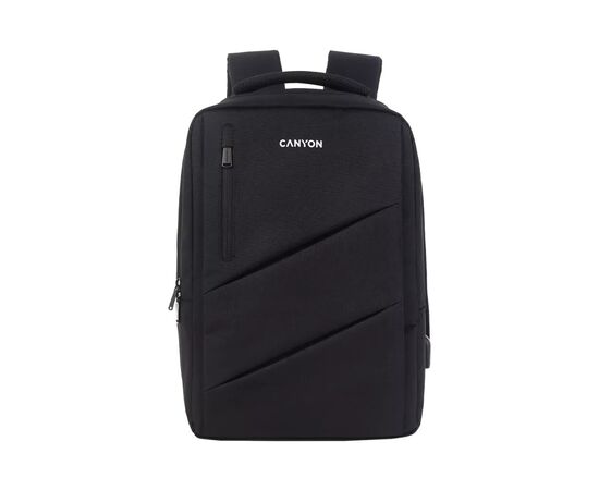 Рюкзак для ноутбука Canyon 15.6" BPE-5 Urban, USB, 12-18L, Black (CNS-BPE5B1)