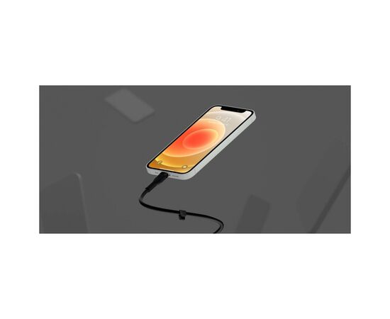 Дата кабель USB 2.0 AM to Lightning 3.0m black Belkin (CAA008BT3MBK), изображение 6 Дата кабель USB 2.0 AM to Lightning 3.0m black Belkin (CAA008BT3MBK), изображение 6