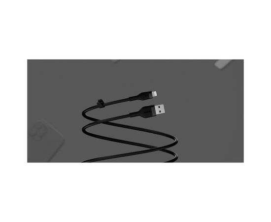 Дата кабель USB 2.0 AM to Lightning 3.0m black Belkin (CAA008BT3MBK), изображение 7 Дата кабель USB 2.0 AM to Lightning 3.0m black Belkin (CAA008BT3MBK), изображение 7