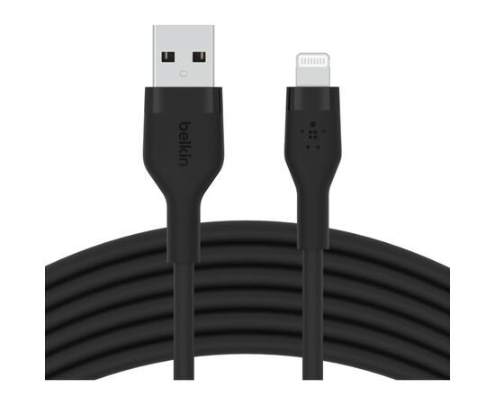Дата кабель USB 2.0 AM to Lightning 3.0m black Belkin (CAA008BT3MBK)
