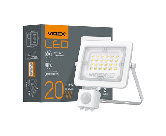 Прожектор Videx LED F2e 20W 5000K (VL-F2e205W-S)