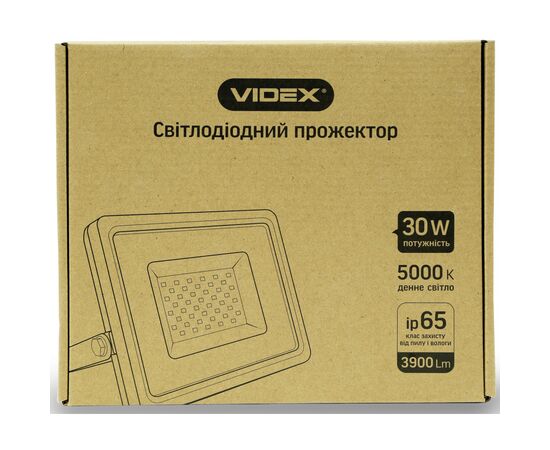 Прожектор Videx LED PREMIUM 30W 5000K 220V (VL-F305W), изображение 5 Прожектор Videx LED PREMIUM 30W 5000K 220V (VL-F305W), изображение 5