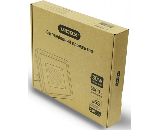 Прожектор Videx LED PREMIUM 30W 5000K 220V (VL-F305W), изображение 6 Прожектор Videx LED PREMIUM 30W 5000K 220V (VL-F305W), изображение 6