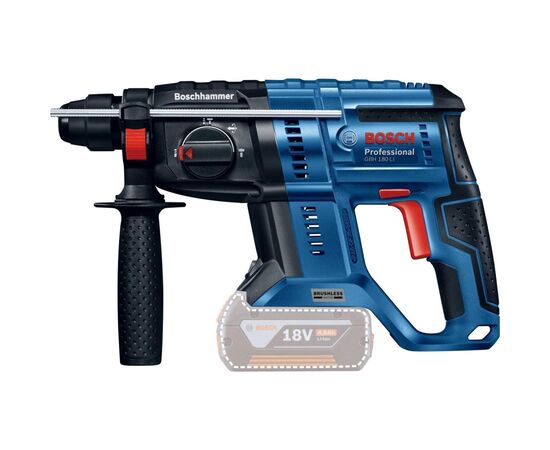 Набор электроинструментов Bosch электрических GBH 180-LI+GSR 180-LI в кейсе+2xGBA 18V 4.0Ah+GAL 18V-40 (0.615.990.M31), изображение 4 Набор электроинструментов Bosch электрических GBH 180-LI+GSR 180-LI в кейсе+2xGBA 18V 4.0Ah+GAL 18V-40 (0.615.990.M31), изображение 4