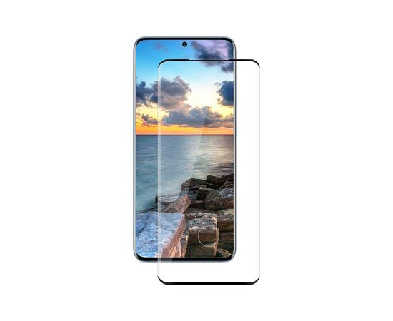 Стекло защитное PowerPlant 3D Samsung Galaxy S20 Ultra, Black (GL608225)