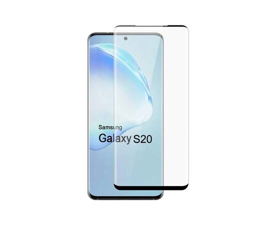 Скло захисне PowerPlant 3D Samsung Galaxy S20, Black (GL608201)