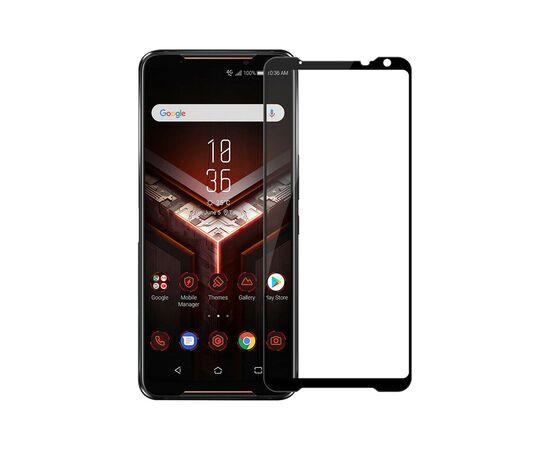 Стекло защитное PowerPlant Full screen Asus ROG Phone 2, Black (GL607433)