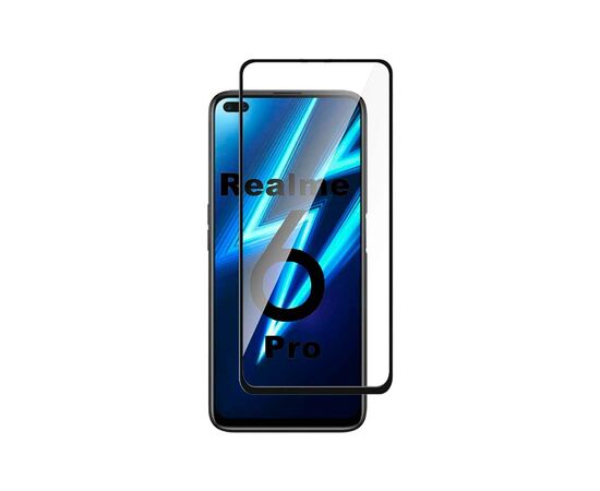 Стекло защитное PowerPlant Full screen Realme 6 Pro (GL608560)