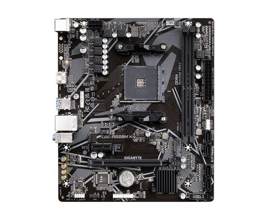 Материнская плата GIGABYTE A520M K, изображение 2 Материнская плата GIGABYTE A520M K, изображение 2