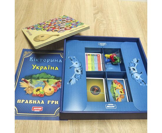 Настольная игра Artos Викторина Украина (620994), изображение 2 Настольная игра Artos Викторина Украина (620994), изображение 2