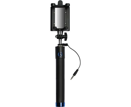 Монопод для селфи Grand-X Mirror 360 + зеркало U-крепление Blue (MI3UBE), изображение 2 Монопод для селфи Grand-X Mirror 360 + зеркало U-крепление Blue (MI3UBE), изображение 2
