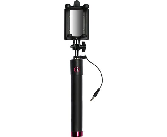 Монопод для селфи Grand-X Mirror 360 + зеркало U-крепление Rose (MI3UR), изображение 2 Монопод для селфи Grand-X Mirror 360 + зеркало U-крепление Rose (MI3UR), изображение 2