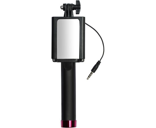 Монопод для селфи Grand-X Mirror 360 + зеркало U-крепление Rose (MI3UR)