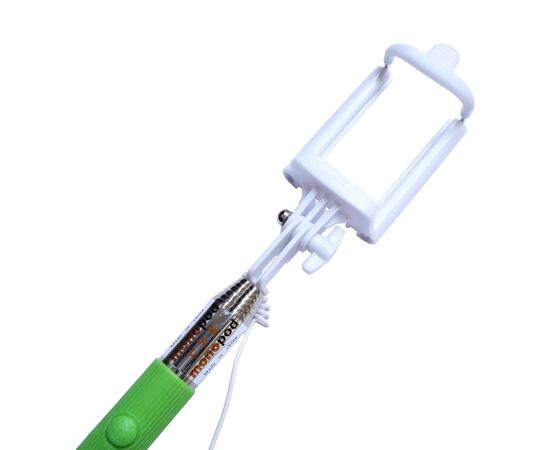 Монопод для селфи Grand-X Classic с кабелем U-крепление 235-1005мм Green (MPGJ3UG), изображение 4