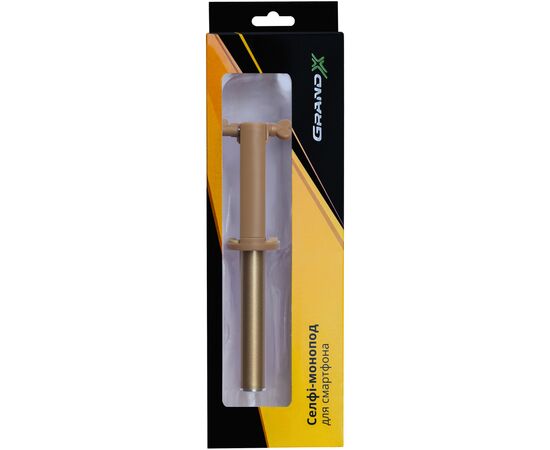 Монопод для селфи Grand-X Elegant 3,5 U-крепление, бронзовый (E3UBE), изображение 6 Монопод для селфи Grand-X Elegant 3,5 U-крепление, бронзовый (E3UBE), изображение 6