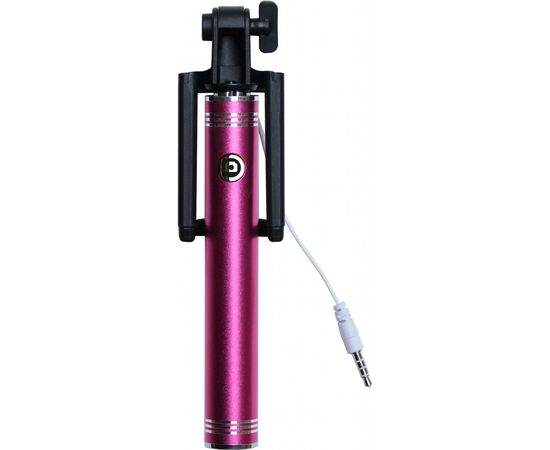 Монопод для селфи Grand-X Metallic 3,5 U-крепление 170-750мм Pink (M35UP), изображение 2 Монопод для селфи Grand-X Metallic 3,5 U-крепление 170-750мм Pink (M35UP), изображение 2