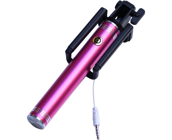 Монопод для селфи Grand-X Metallic 3,5 U-крепление 170-750мм Pink (M35UP), изображение 4 Монопод для селфи Grand-X Metallic 3,5 U-крепление 170-750мм Pink (M35UP), изображение 4