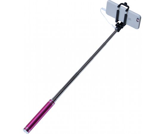 Монопод для селфи Grand-X Metallic 3,5 U-крепление 170-750мм Pink (M35UP), изображение 7 Монопод для селфи Grand-X Metallic 3,5 U-крепление 170-750мм Pink (M35UP), изображение 7