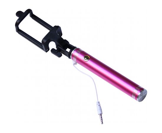 Монопод для селфі Grand-X Metallic 3,5 U-крепление 170-750мм Pink (M35UP)