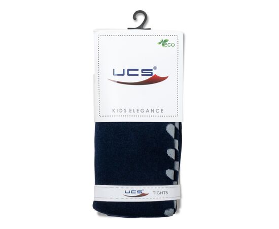 Колготки UCS Socks с сердечками (M0C0301-1443-13G-blue), изображение 2 Колготки UCS Socks с сердечками (M0C0301-1443-13G-blue), изображение 2