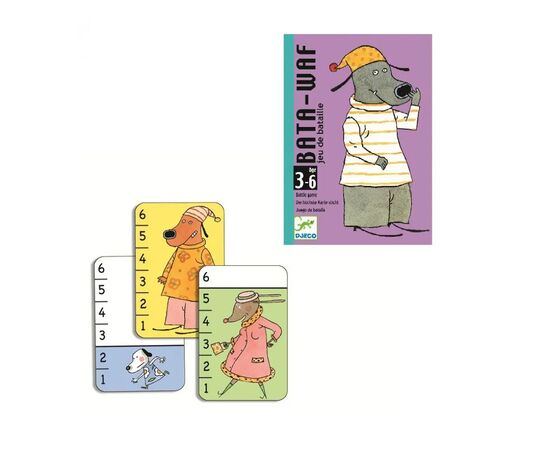 Настольная игра Djeco Бата-Ваф (Bata-waff) (DJ05104), изображение 2 Настольная игра Djeco Бата-Ваф (Bata-waff) (DJ05104), изображение 2