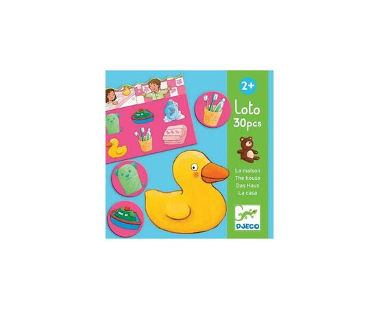 Настільна гра Djeco Дитяче лото. Будинок (DJ08121), зображення 2 Настільна гра Djeco Дитяче лото. Будинок (DJ08121), зображення 2