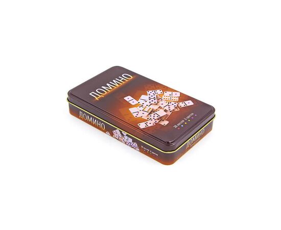 Настольная игра Johnshen Sports Домино (в металлической коробке) (IG-3974), изображение 4