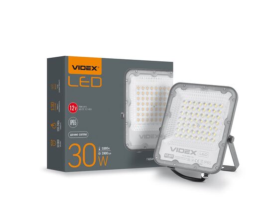 Прожектор Videx LED PREMIUM VIDEX F2 30W 5000K (VL-F2-305G), изображение 3 Прожектор Videx LED PREMIUM VIDEX F2 30W 5000K (VL-F2-305G), изображение 3