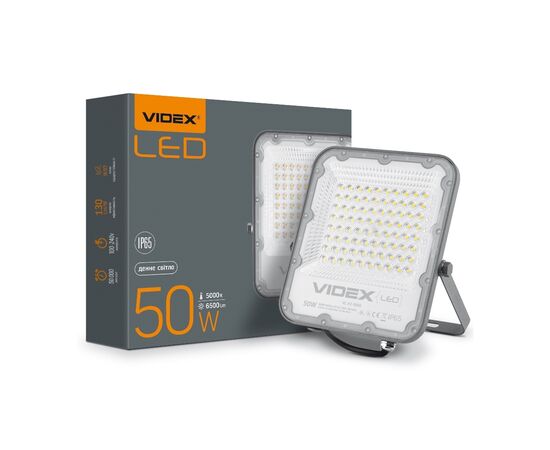 Прожектор Videx LED PREMIUM VIDEX F2 50W 5000K (VL-F2-505G), изображение 3 Прожектор Videx LED PREMIUM VIDEX F2 50W 5000K (VL-F2-505G), изображение 3