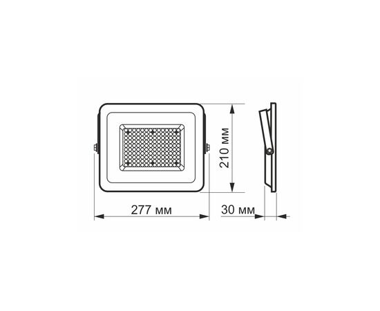 Прожектор Videx LED F2e 100W 5000K (VL-F2e-1005W), изображение 3 Прожектор Videx LED F2e 100W 5000K (VL-F2e-1005W), изображение 3