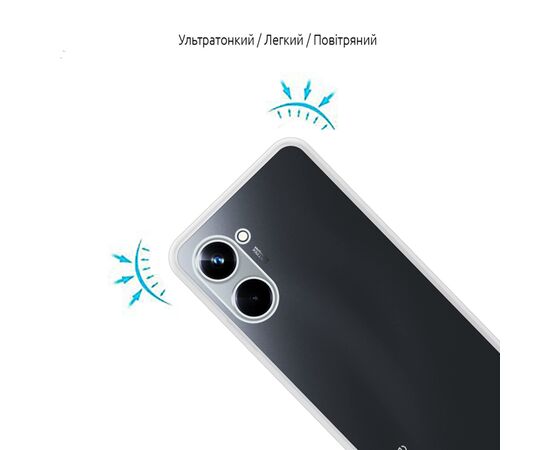 Чехол для моб. телефона BeCover Realme 10 Transparancy (708670), изображение 6 Чехол для моб. телефона BeCover Realme 10 Transparancy (708670), изображение 6