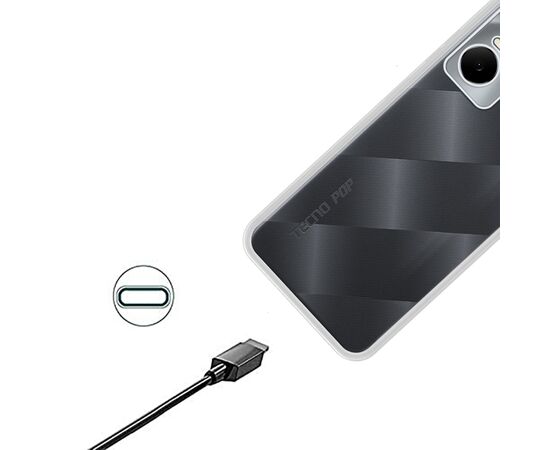 Чехол для моб. телефона BeCover Tecno Pop 6 Pro (BE8) Transparancy (708666), изображение 3 Чехол для моб. телефона BeCover Tecno Pop 6 Pro (BE8) Transparancy (708666), изображение 3