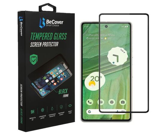 Стекло защитное BeCover Google Pixel 7 Black (708571)