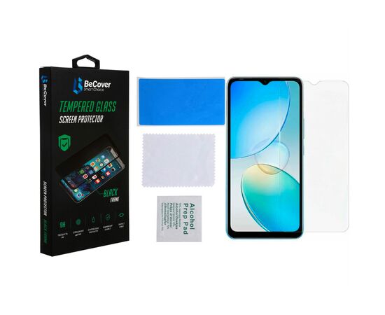 Скло захисне BeCover Infinix Hot 12і (X665B) 3D Crystal Clear Glass (708539), зображення 3 Скло захисне BeCover Infinix Hot 12і (X665B) 3D Crystal Clear Glass (708539), зображення 3