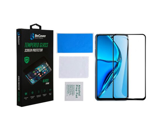 Стекло защитное BeCover Infinix Hot 20 (X6826B) Black (708542), изображение 3 Стекло защитное BeCover Infinix Hot 20 (X6826B) Black (708542), изображение 3
