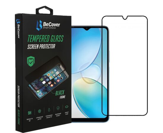 Стекло защитное BeCover Infinix Hot 20і (X665E) Black (708544)
