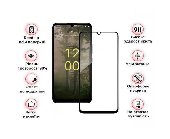 Скло захисне BeCover Nokia C31 Black (708546), зображення 4