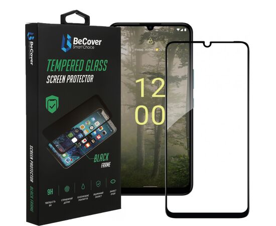 Стекло защитное BeCover Nokia C31 Black (708546)