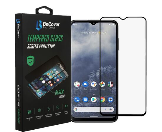 Стекло защитное BeCover Nokia G60 5G Black (708548)
