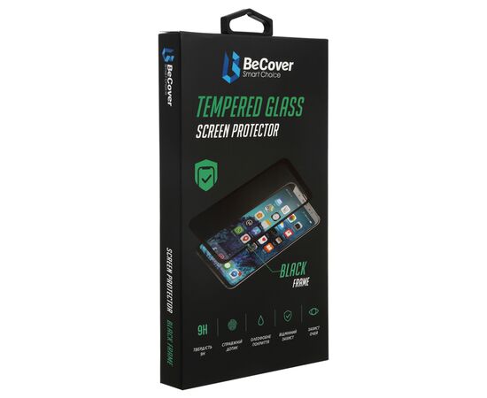 Стекло защитное BeCover Oppo A57s Black (708550), изображение 2