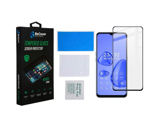 Стекло защитное BeCover Realme 10 Black (708570), изображение 3 Стекло защитное BeCover Realme 10 Black (708570), изображение 3