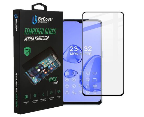 Стекло защитное BeCover Realme 10 Black (708570)