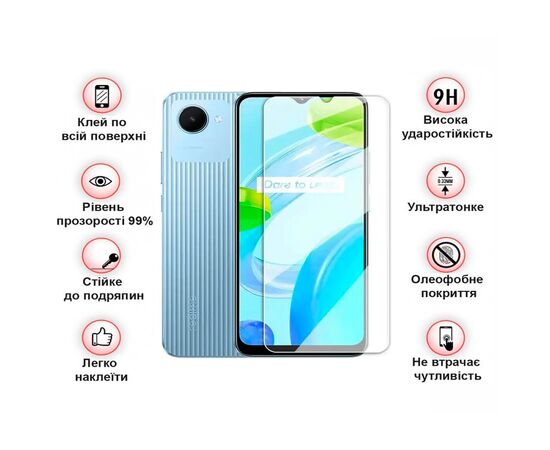 Стекло защитное BeCover Realme C30/C30s/C33 3D Crystal Clear Glass (708567), изображение 4 Стекло защитное BeCover Realme C30/C30s/C33 3D Crystal Clear Glass (708567), изображение 4