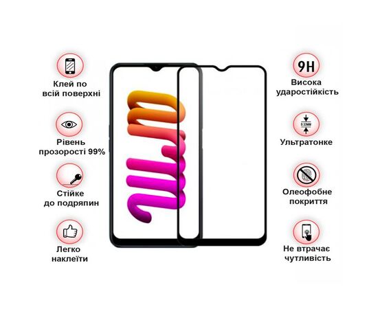 Скло захисне BeCover Realme C30/C30s/C33 Black (708568), зображення 4 Скло захисне BeCover Realme C30/C30s/C33 Black (708568), зображення 4