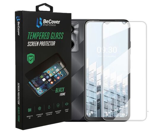 Стекло защитное BeCover Tecno Pop 6 Pro (BE8) 3D Crystal Clear Glass (708555)