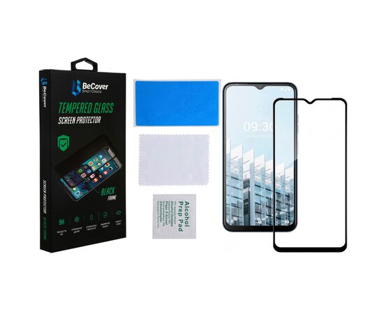 Стекло защитное BeCover Tecno Pop 6 Pro (BE8) Black (708556), изображение 3 Стекло защитное BeCover Tecno Pop 6 Pro (BE8) Black (708556), изображение 3