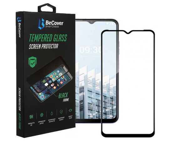 Стекло защитное BeCover Tecno Pop 6 Pro (BE8) Black (708556)