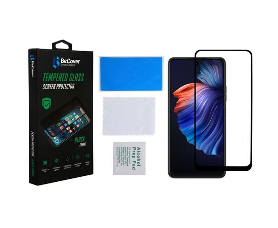 Скло захисне BeCover Tecno POVA 3 (LF7n) Black (708163), зображення 3